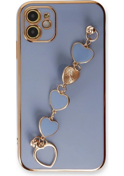 Newface iPhone 12 Kılıf Esila Silikon - Gri