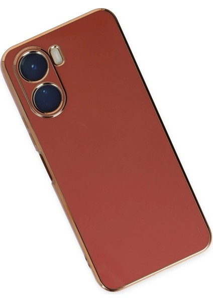 Newface Vivo Y16 Kılıf Volet Silikon - Kırmızı modelleri