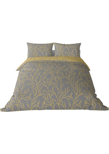 Queen Size Saten Nevresim Seti Sarı fiyatları