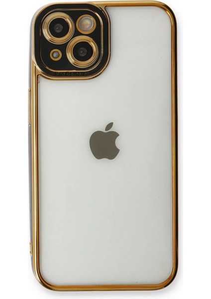 Newface iPhone 13 Kılıf Liva Lens Silikon - Siyah