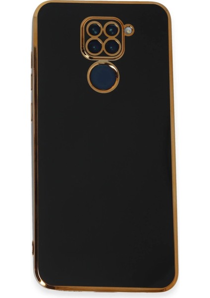 Newface Xiaomi Redmi Note 9 Kılıf Volet Silikon - Siyah