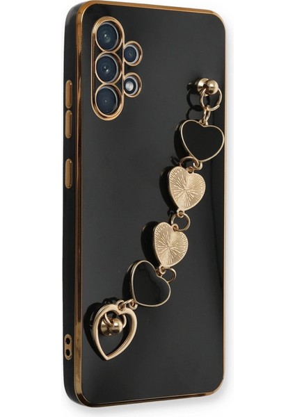 Newface Samsung Galaxy A32 Kılıf Esila Silikon - Siyah