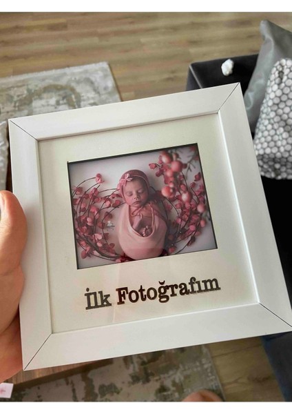 Elite Ilk Fotoğrafım Yazılı Bebek Anı Çerçevesi 1 Adet
