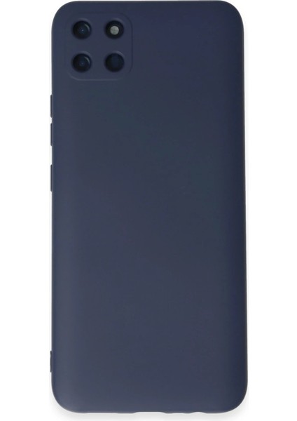 Newface Realme C11 Kılıf Nano Içi Kadife Silikon - Lacivert