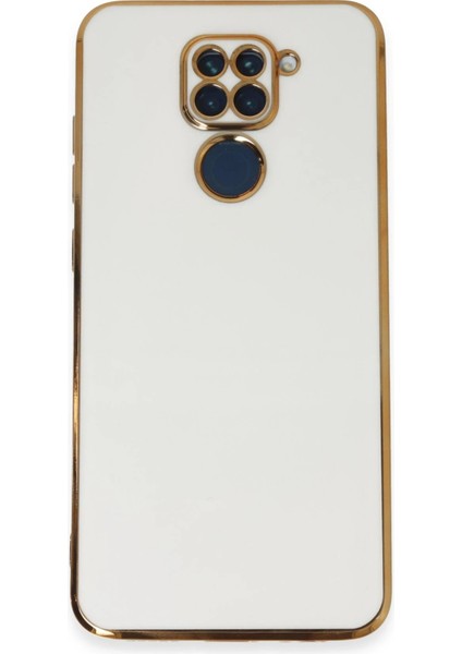 Newface Xiaomi Redmi Note 9 Kılıf Volet Silikon - Beyaz