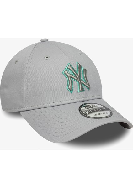 New York Yankees Team Outline 9forty Unisex Gri Şapka.- fırsatları