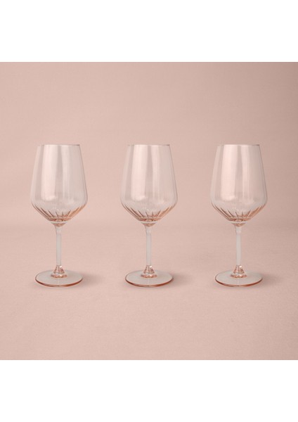 Coral 3'lü 435 ml Kadeh Somon fiyatları