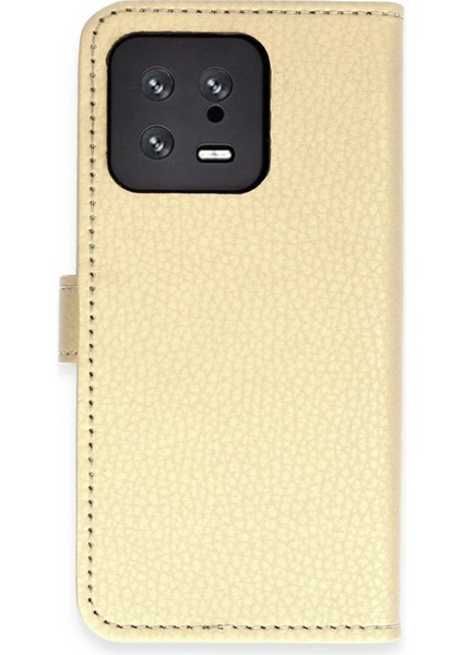 Newface Xiaomi Mi 13 Trend S Plus Kapaklı Kılıf - Gold fiyatları