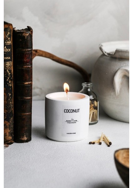 Elite Coconut Beton Mum 1 Adet