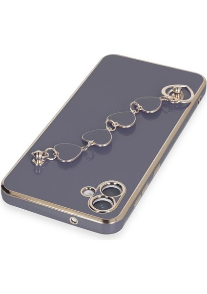 Newface Samsung Galaxy A04 Kılıf Esila Silikon - Gri modelleri