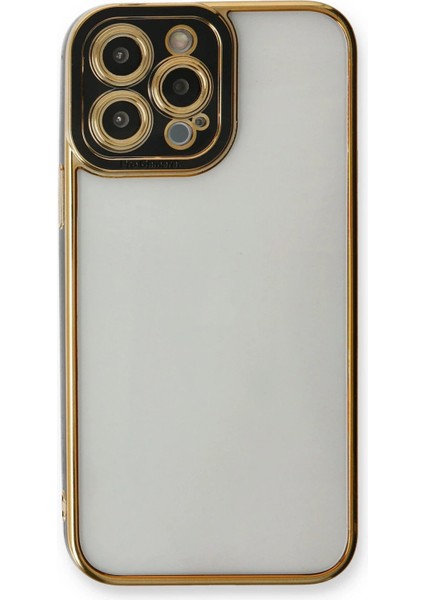 Newface iPhone 13 Pro Max Kılıf Liva Lens Silikon - Siyah
