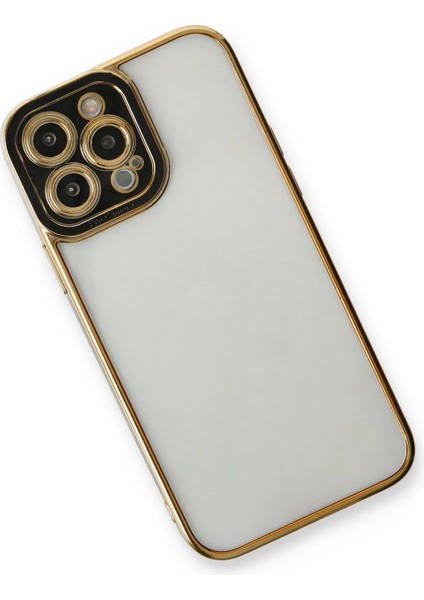 Newface iPhone 13 Pro Max Kılıf Liva Lens Silikon - Siyah