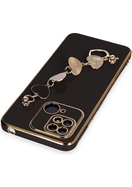 Newface Xiaomi Redmi 10C Kılıf Esila Silikon - Siyah