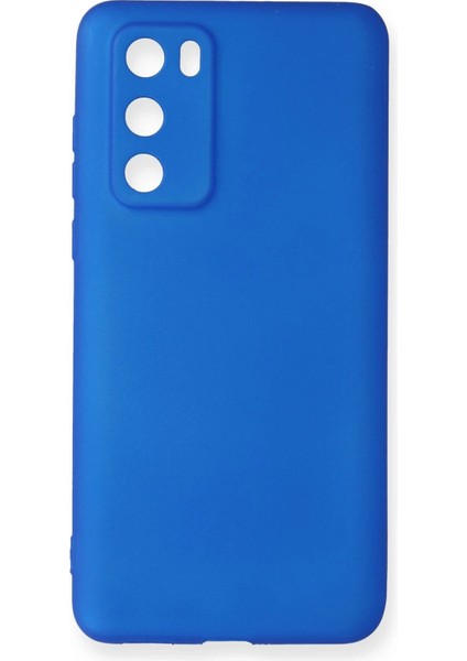 Newface Huawei P40 Kılıf First Silikon - Mavi