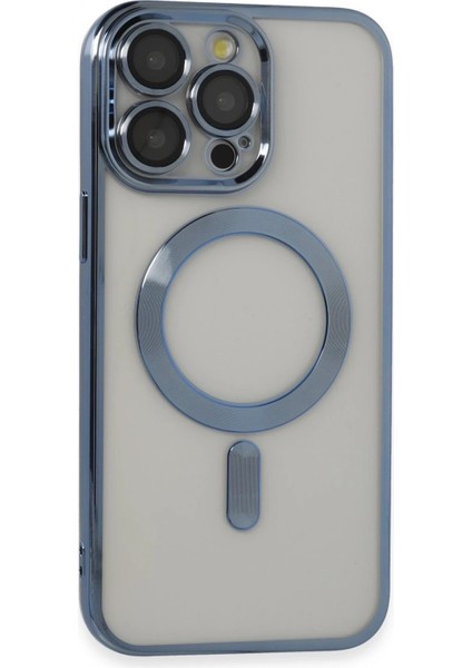 Newface iPhone 14 Pro Max Kılıf Kross Magneticsafe Kapak - Sierra Blue