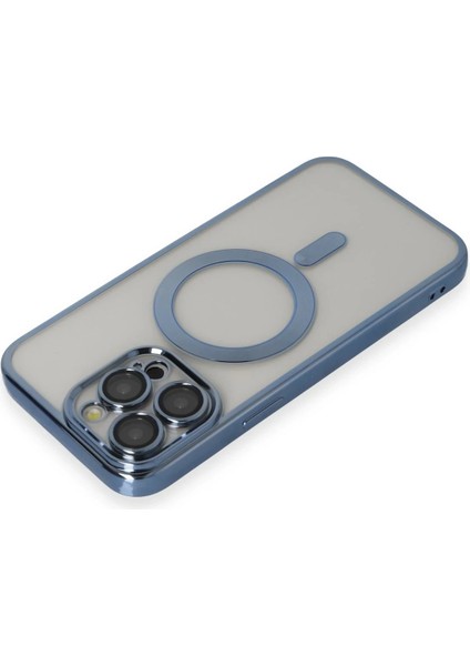 Newface iPhone 14 Pro Max Kılıf Kross Magneticsafe Kapak - Sierra Blue modelleri