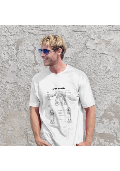 At-At Walker Tişört - Beyaz modelleri