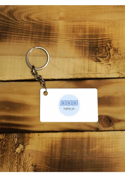 Elite Tyt Ayt Öğrencilere Gülme Gazı Kimya Sticker Ince Metal Anahtarlık 1 Adet