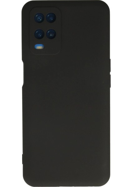 Newface Oppo A54 4g Kılıf Nano Içi Kadife Silikon - Siyah