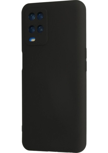 Newface Oppo A54 4g Kılıf Nano Içi Kadife Silikon - Siyah