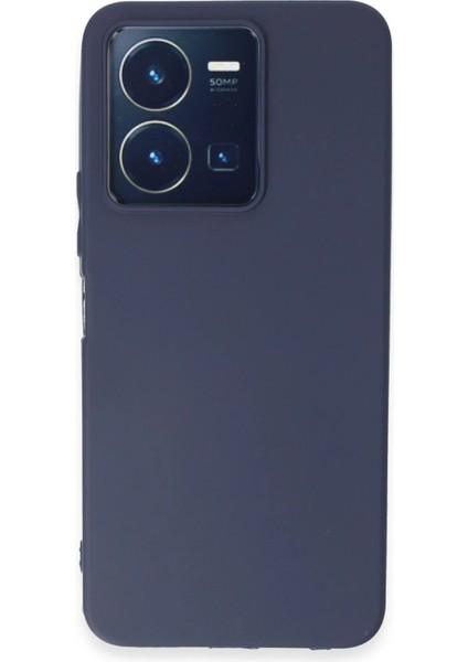 Newface Vivo Y35 Kılıf First Silikon - Lacivert