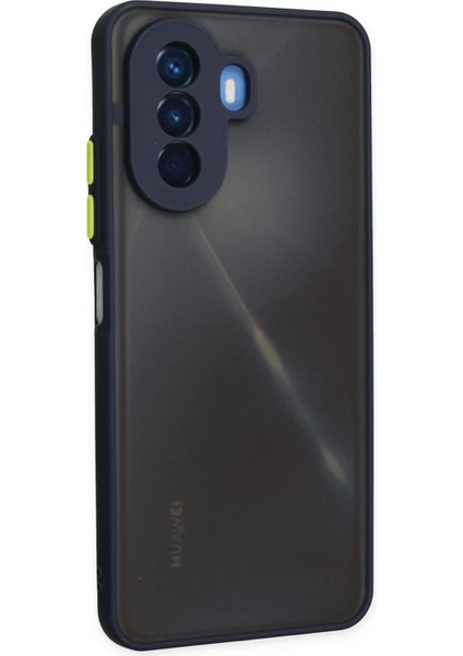 Newface Huawei Nova Y70 Kılıf Montreal Silikon Kapak - Lacivert fiyatları