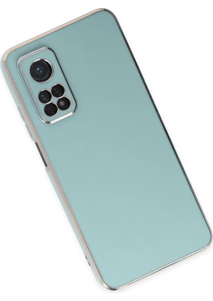 Newface Xiaomi Mi 10T Kılıf Volet Silikon - Açık Yeşil
