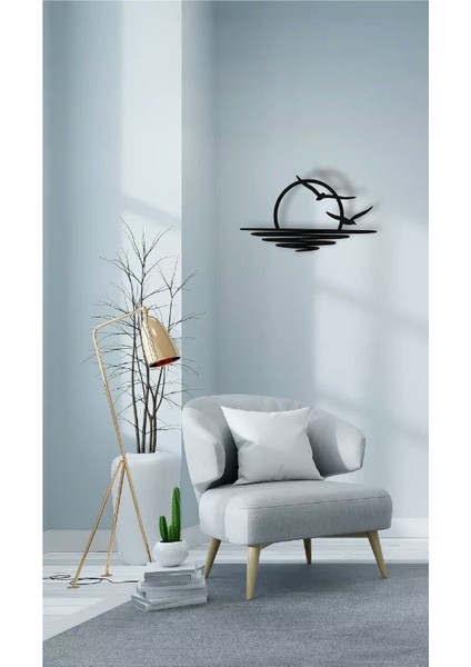 Gün Batımı Manzara Metal Duvar Tablosu