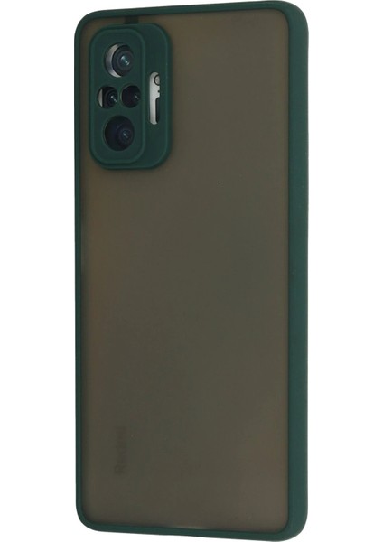 Newface Xiaomi Redmi Note 10 Pro Kılıf Montreal Silikon Kapak - Yeşil modelleri