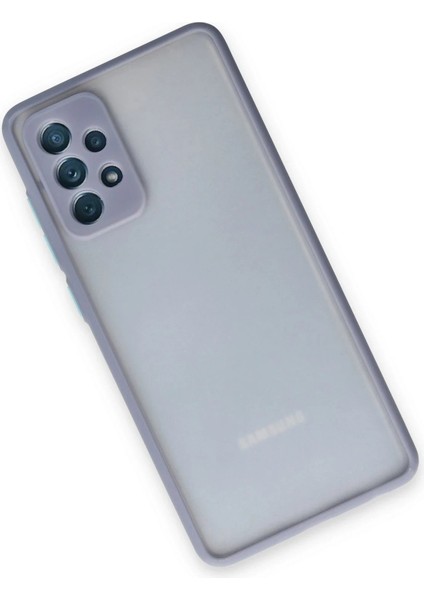 Newface Samsung Galaxy A72 Kılıf Montreal Silikon Kapak - Gri