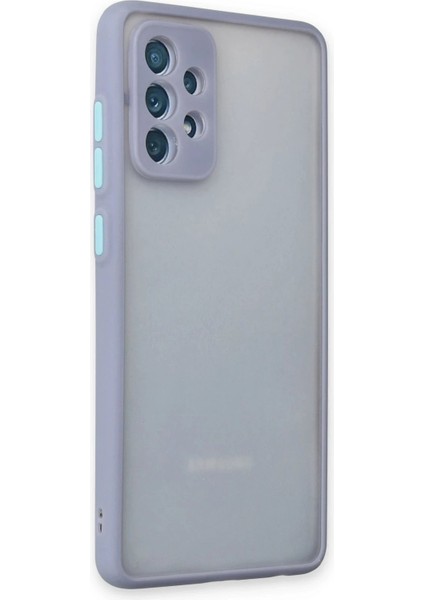 Newface Samsung Galaxy A72 Kılıf Montreal Silikon Kapak - Gri