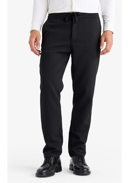 Regular Fit Normal Kesim Kumaş Pantolon Cepli Düz Paça E2937AX24WN