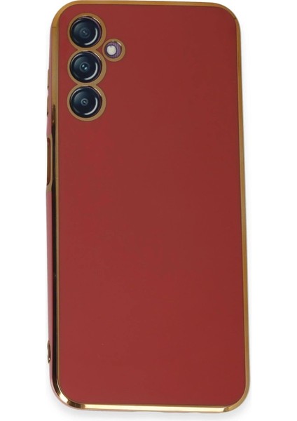 Newface Samsung Galaxy M14 5g Kılıf Volet Silikon - Kırmızı