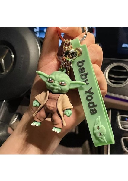 Elite Jedi Ustası Baby Yoda Anahtarlık ve Çanta Aksesuarı 1 Adet