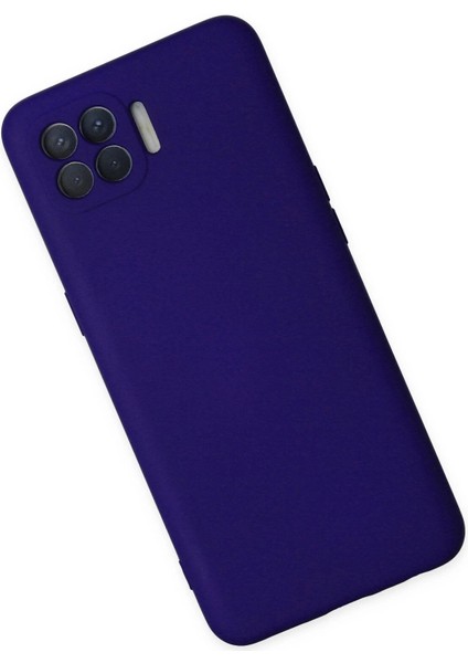 Newface Oppo Reno 4 Lite Kılıf Nano Içi Kadife Silikon - Mor modelleri