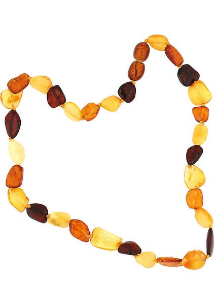 Bebek Damla Kehribar Diş Kolye