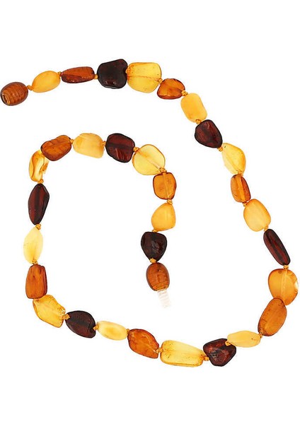 Bebek Damla Kehribar Diş Kolye modelleri