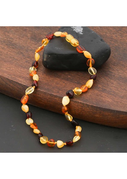 Bebek Damla Kehribar Diş Kolye fırsatları