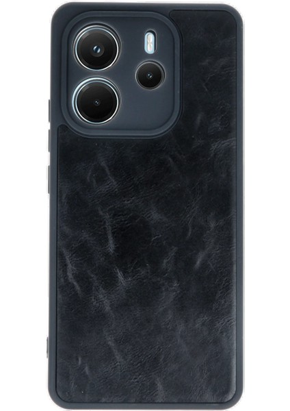 Newface Xiaomi Redmi Note 14 4g Kılıf Aras Deri Kapak - Siyah fiyatları