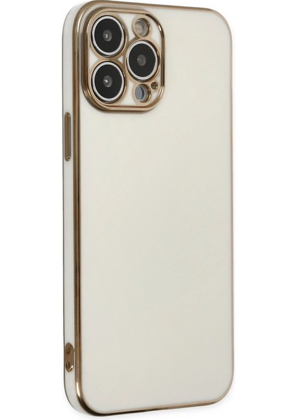 Newface iPhone 15 Pro Max Kılıf Volet Silikon - Beyaz