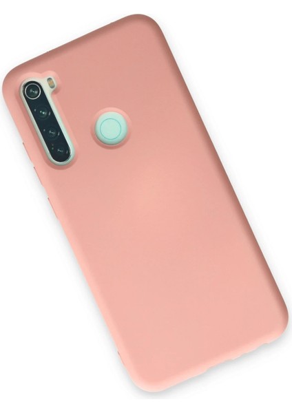 Newface Xiaomi Redmi Note 8 Kılıf Nano Içi Kadife Silikon - Pudra modelleri