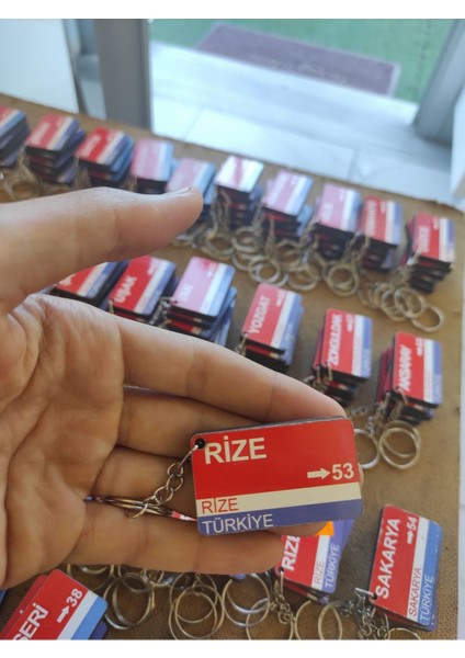 Elite Rize 53 Memleket Anahtarlık 1 Adet