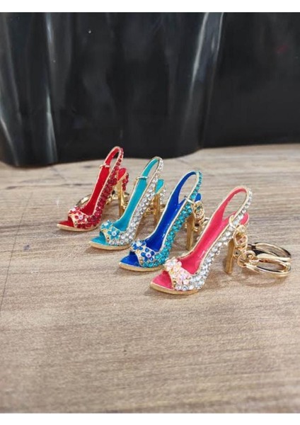Elite Özel Tasarım Stiletto Taşlı Anahtarlık ve Çanta Tokası.hiu 1 Adet