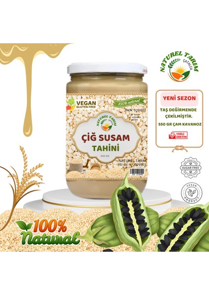 Çiğ Susam Tahini ( Yeni Sezon )
