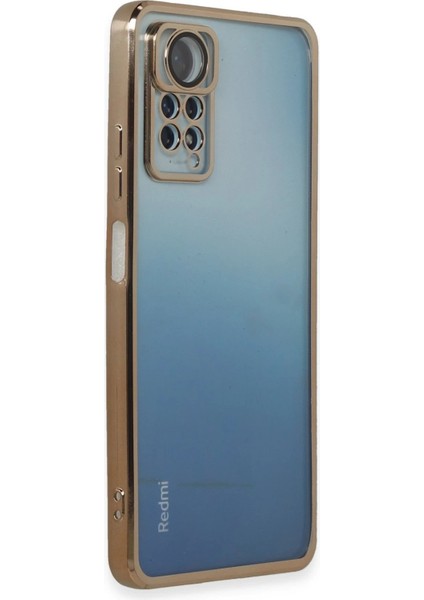 Newface Xiaomi Redmi Note 12 Pro 4g Kılıf Razer Lensli Silikon - Gold fiyatları