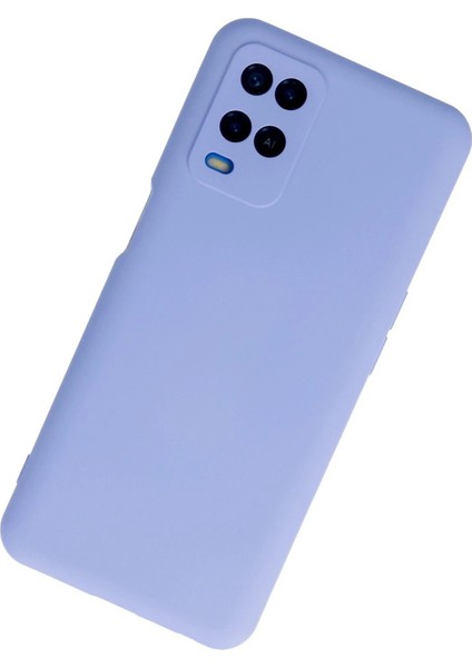 Newface Oppo A54 4g Kılıf Nano Içi Kadife Silikon - Lila fiyatları