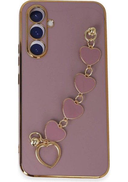 Newface Samsung Galaxy A54 5g Kılıf Esila Silikon - Mor