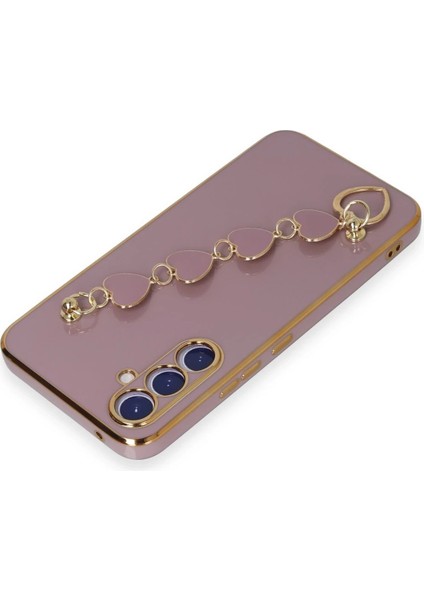 Newface Samsung Galaxy A54 5g Kılıf Esila Silikon - Mor modelleri