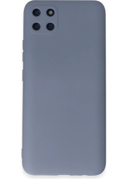 Newface Realme C11 Kılıf Nano Içi Kadife Silikon - Gri