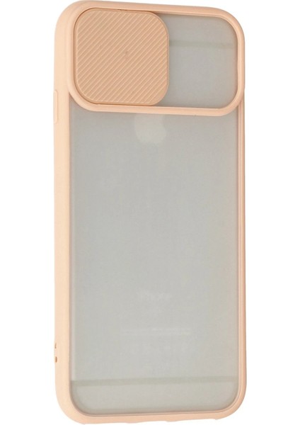 Newface iPhone 6 Kılıf Palm Buzlu Kamera Sürgülü Silikon - Pembe modelleri